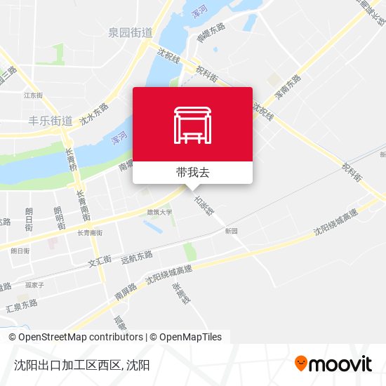 沈阳出口加工区西区地图