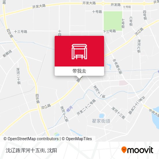 沈辽路浑河十五街地图