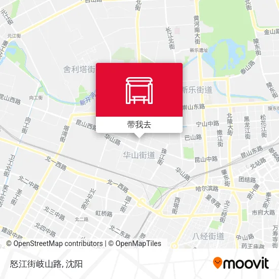 怒江街岐山路地图