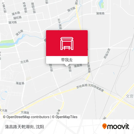 蒲昌路天乾湖街地图