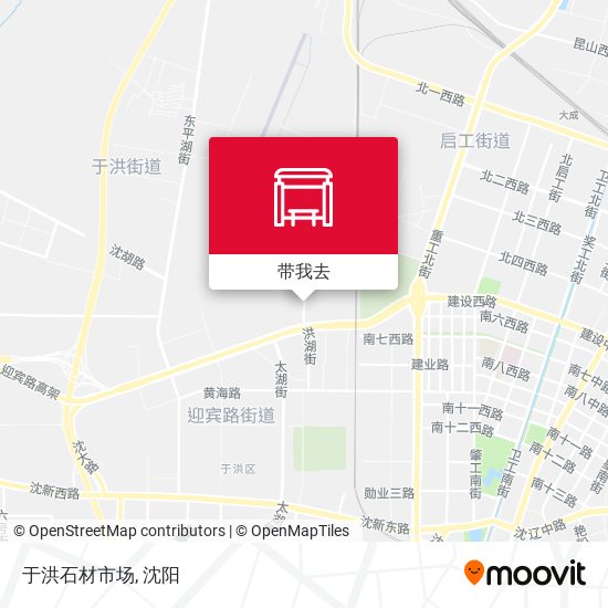 于洪石材市场地图