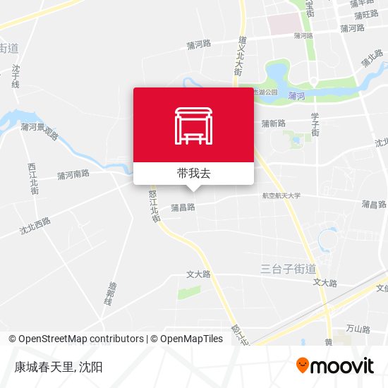 康城春天里地图