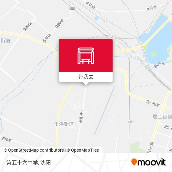 第五十六中学地图