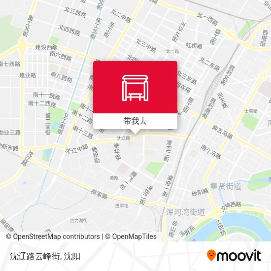 沈辽路云峰街地图
