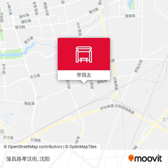 蒲昌路孝汉街地图