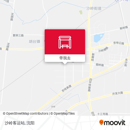 沙岭客运站地图