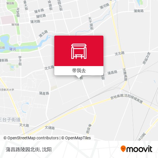 蒲昌路陵园北街地图