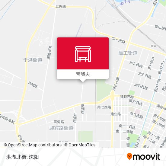 洪湖北街地图