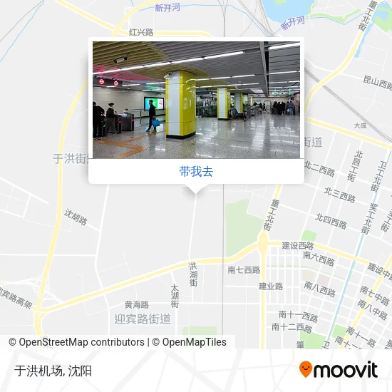 于洪机场地图