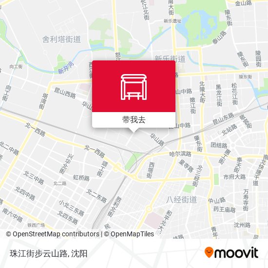 珠江街步云山路地图