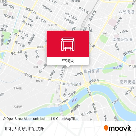 胜利大街砂川街地图
