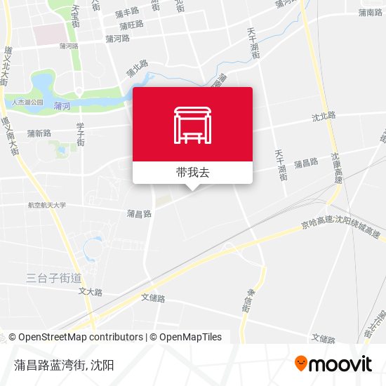 蒲昌路蓝湾街地图