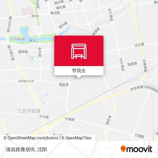 蒲昌路雅居街地图