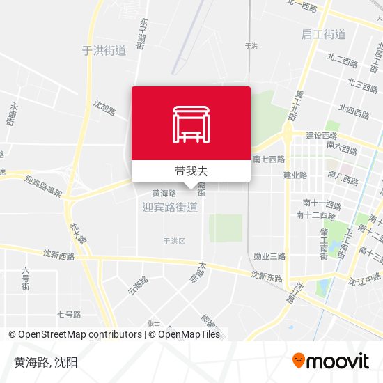 黄海路地图