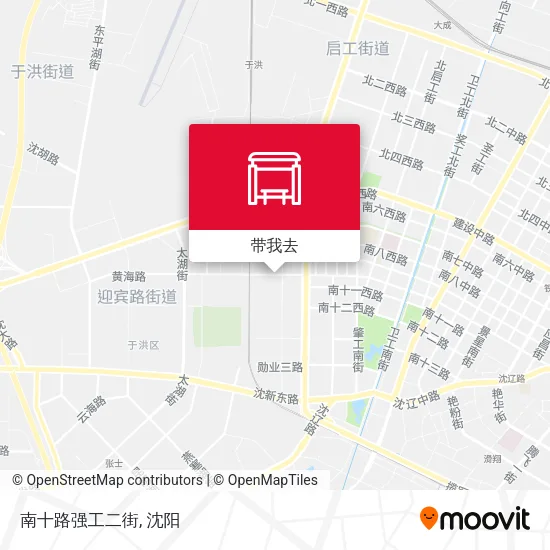 南十路强工二街地图