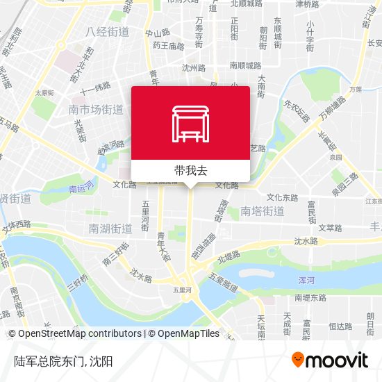 陆军总院东门地图