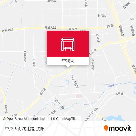 中央大街沈辽路地图