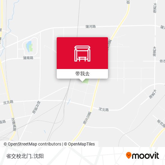 省交校北门地图