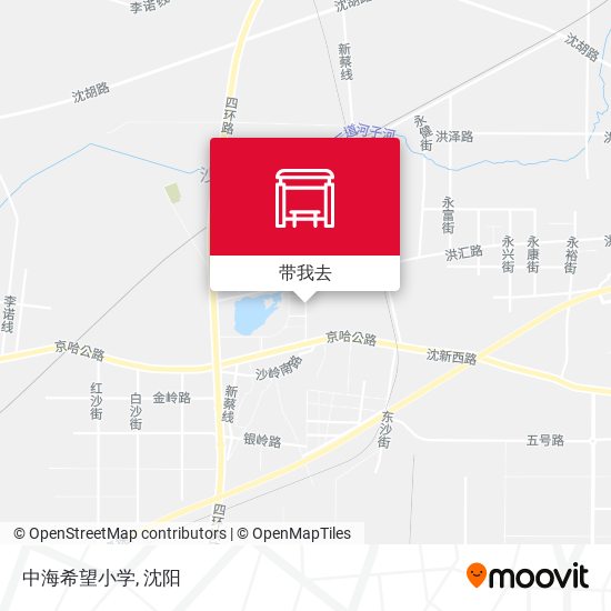 中海希望小学地图