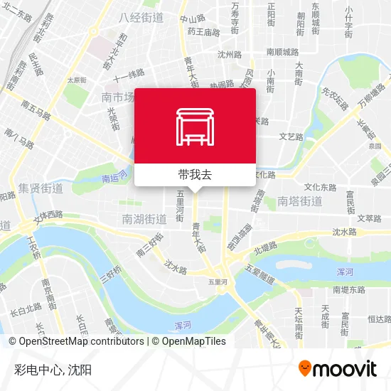 彩电中心地图