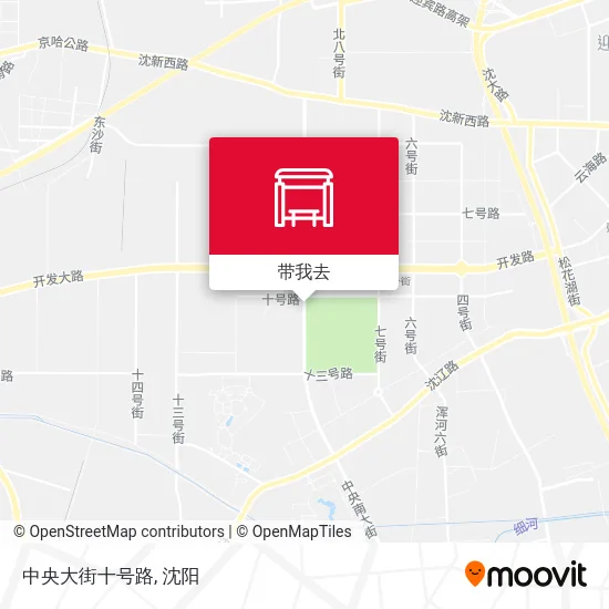 中央大街十号路地图