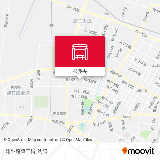 建业路肇工街地图