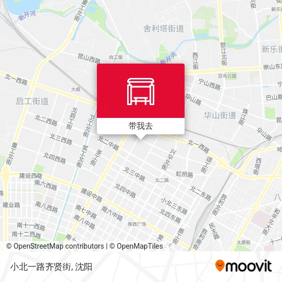 小北一路齐贤街地图