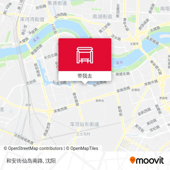 和安街仙岛南路地图