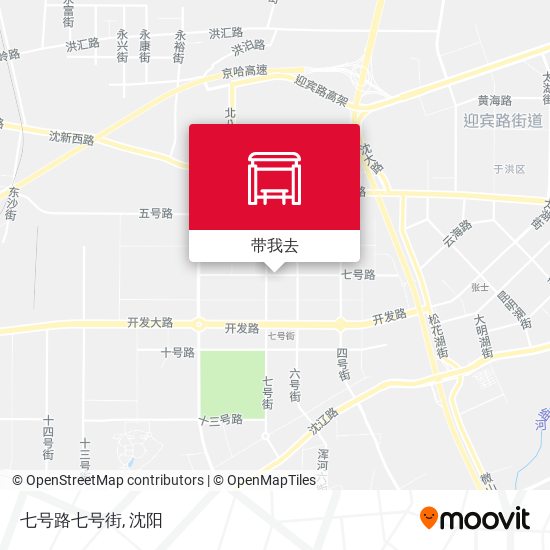 七号路七号街地图