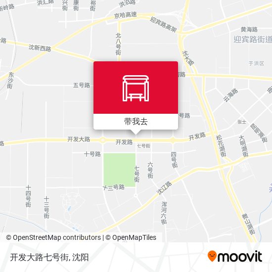 开发大路七号街地图