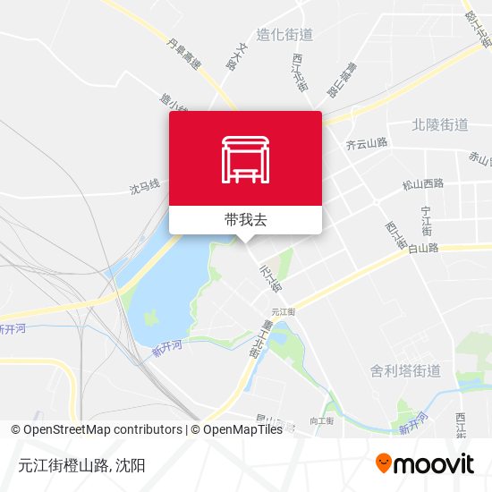 元江街橙山路地图