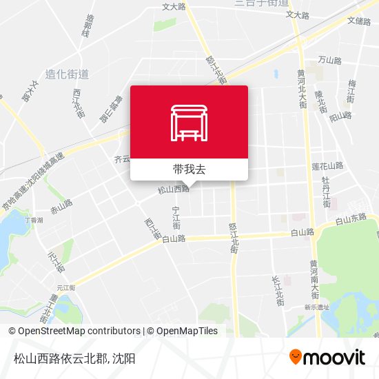 松山西路依云北郡地图
