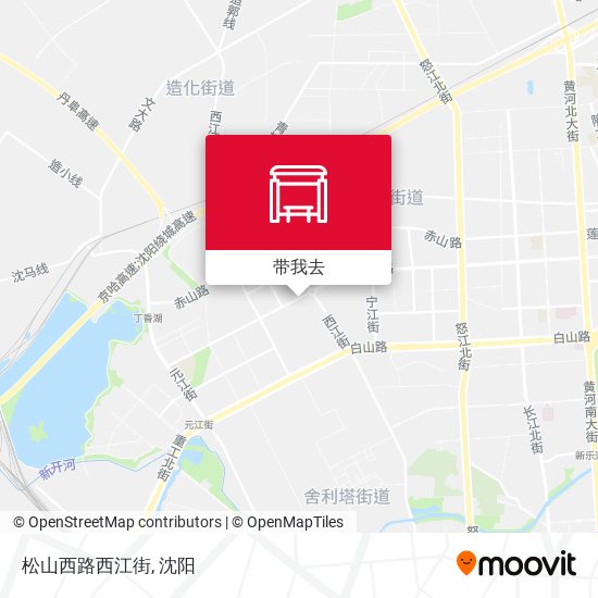 松山西路西江街地图