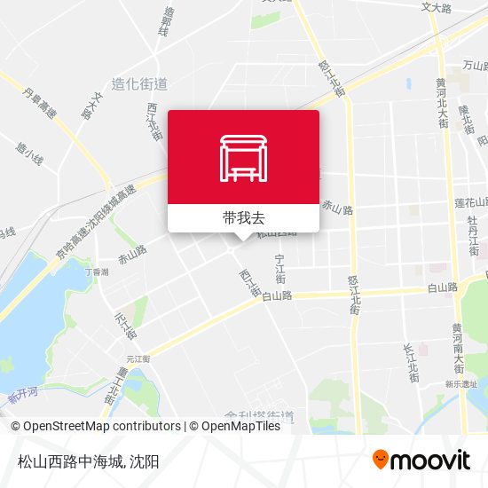 松山西路中海城地图