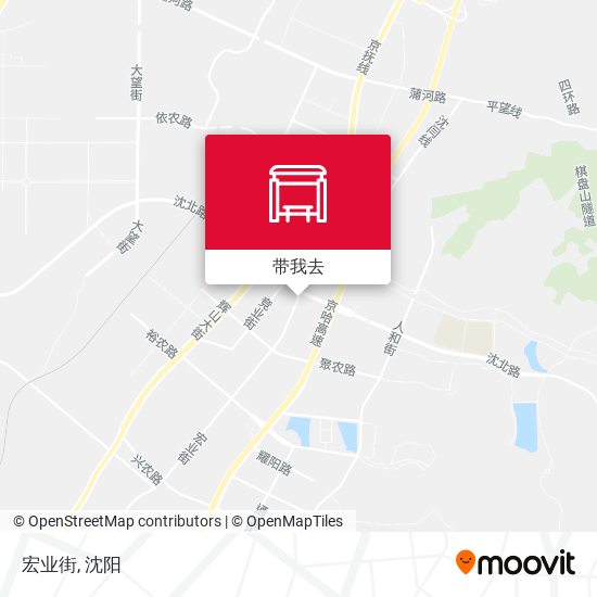 宏业街地图