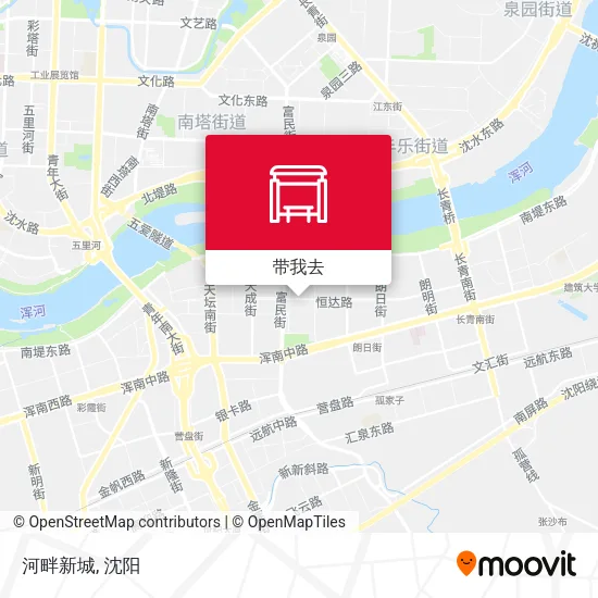 河畔新城地图
