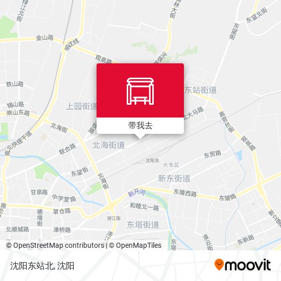 沈阳东站北地图