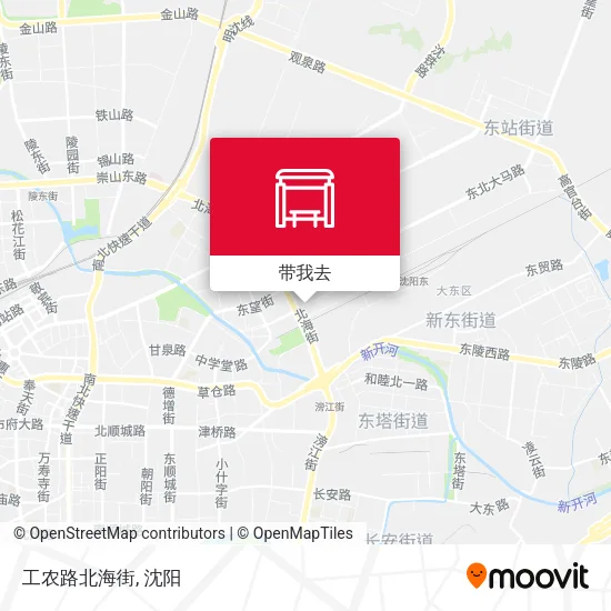 工农路北海街地图