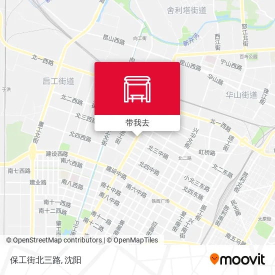 保工街北三路地图