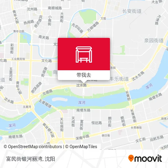 富民街银河丽湾地图