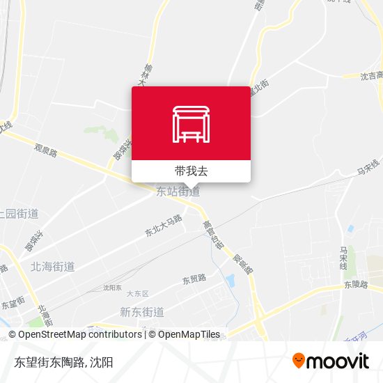 东望街东陶路地图