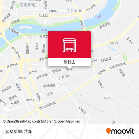 嘉华新城地图