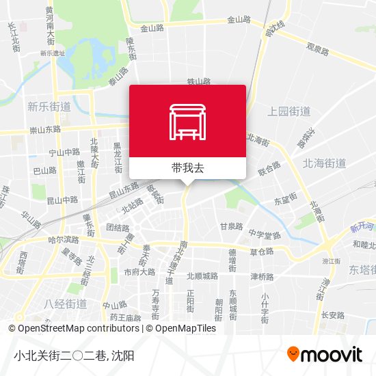 小北关街二〇二巷地图