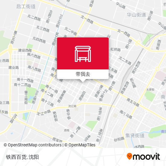 铁西百货地图