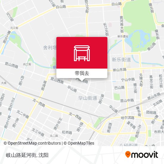 岐山路延河街地图