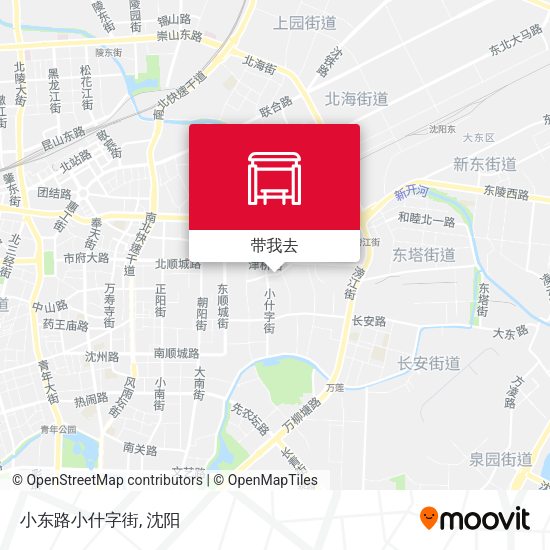 小东路小什字街地图