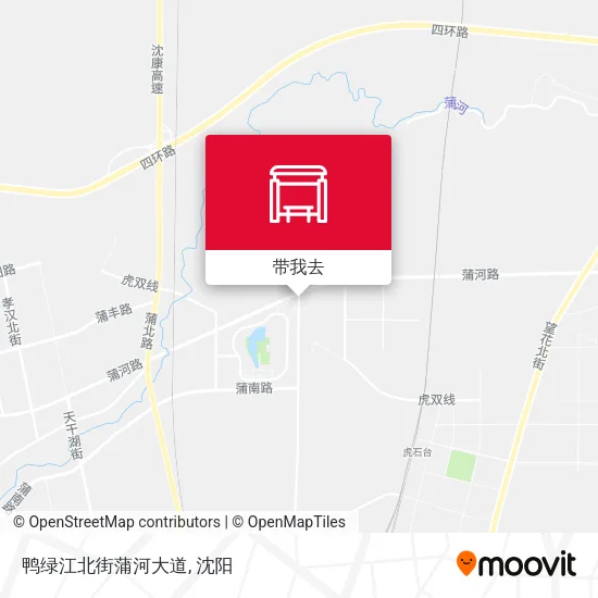 鸭绿江北街蒲河大道地图