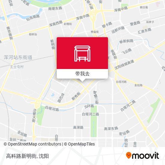 高科路新明街地图