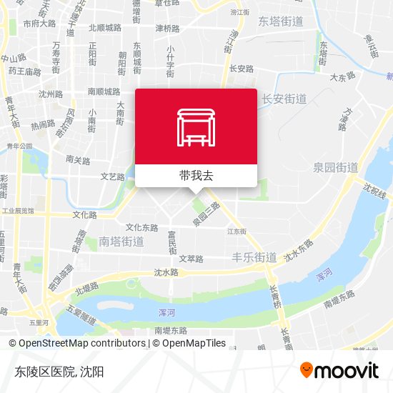 东陵区医院地图