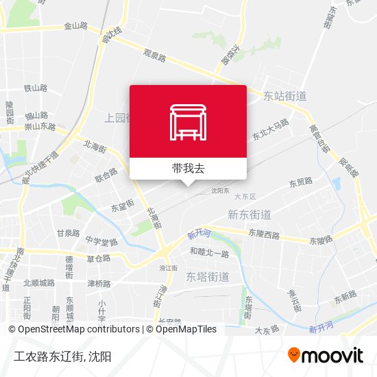 工农路东辽街地图